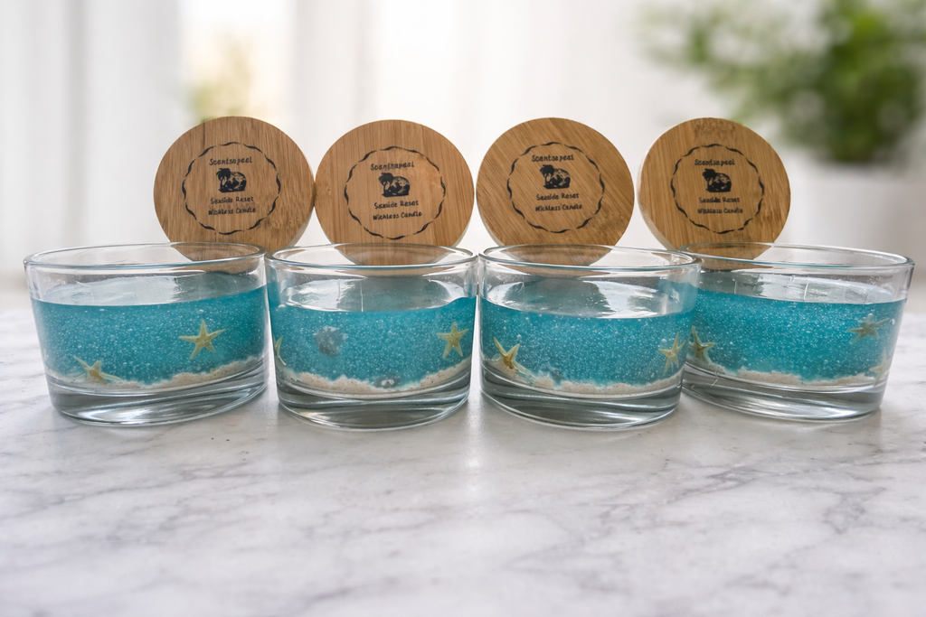 Scentsapeel Wickless Gel Candle – Ocean Collection