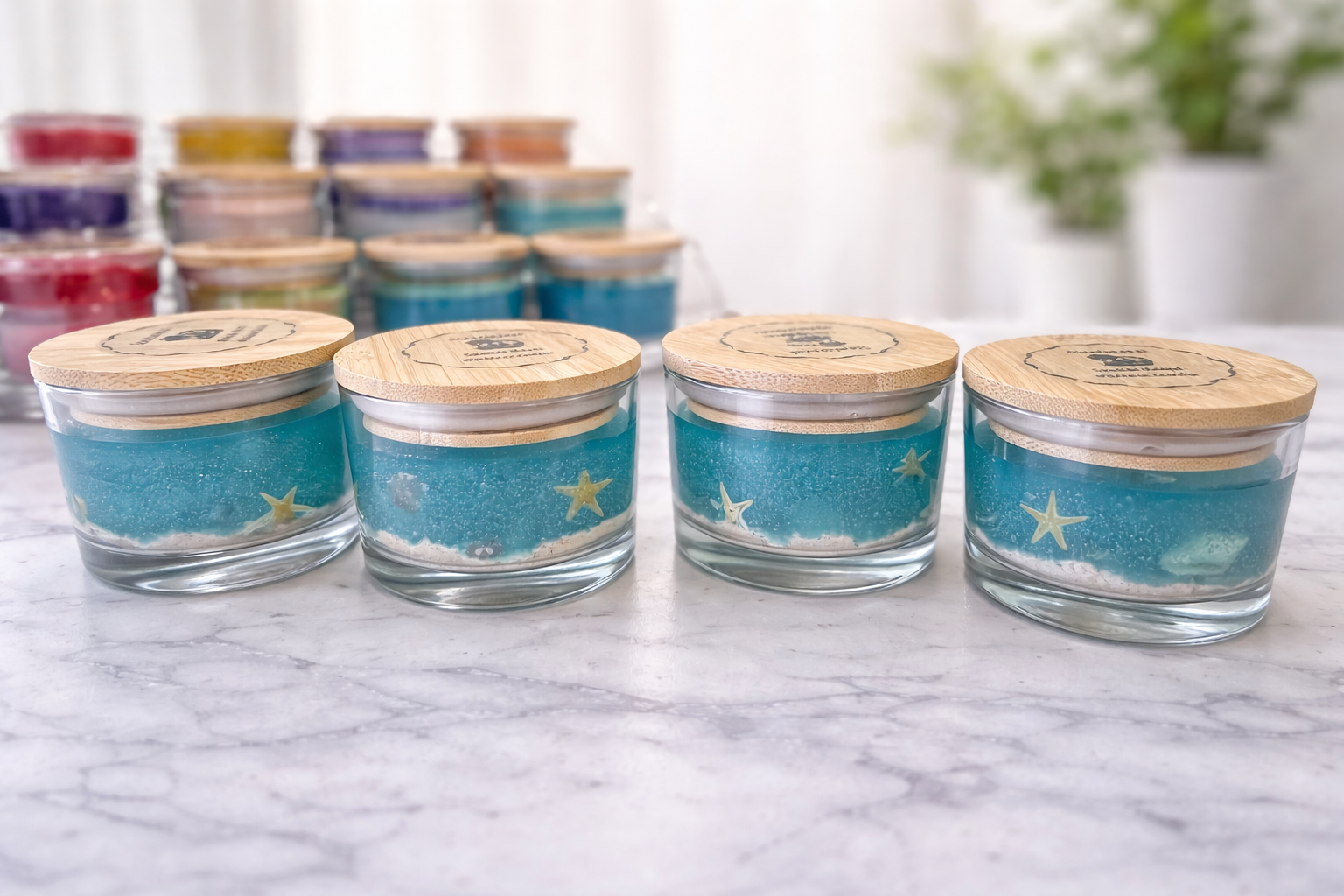Scentsapeel Wickless Gel Candle – Ocean Collection